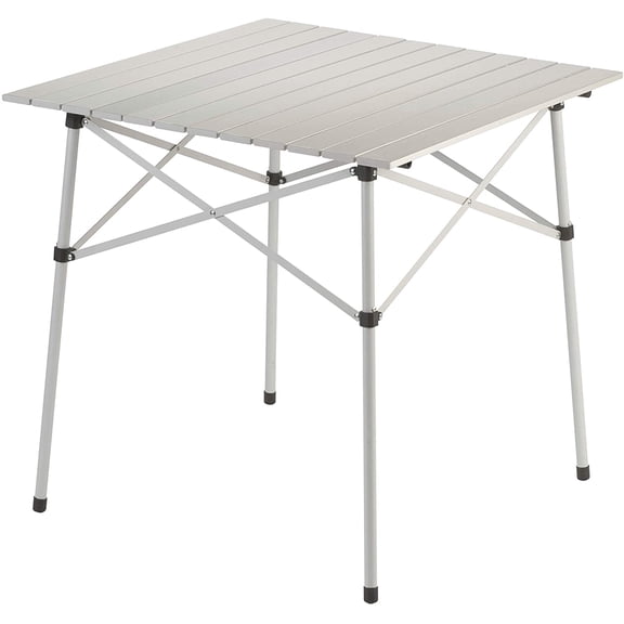Outdoor Folding Table, Sturdy Aluminum Camping Table with Snap-Together Design, Seats 4 & Carry Bag Included, Great for Camping, Tailgating, Grilling, Hunting, Outdoor Dining & More