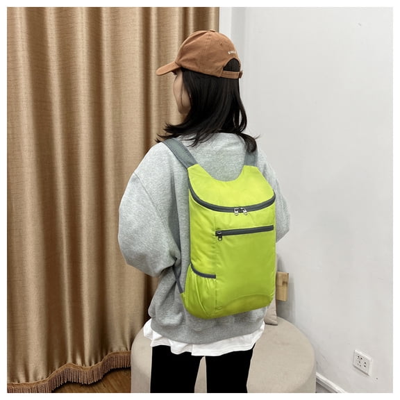 Outdoor Folding Waterproof Travel Bag Large Capacity Backpack,623 Purple