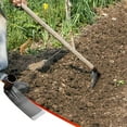 thumbnail image 1 of Outdoor Forged Weeding Hoe for Gardening, Vegetable and Flower Planting Tool, Heavy Duty Agricultural Hoe, 1 of 5
