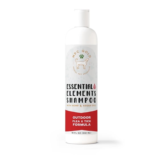MPC Gold Outdoor Formula Pet Shampoo – All-Natural, Paraben-Free, Non-Toxic – Helps Deter Fleas & Ticks