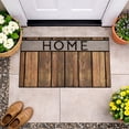 thumbnail image 1 of Evideco Brown Rubber Door Mat 30x18 Inches - Rubber Backing, Weather Resistant - Outdoor - Front Door Mat for Entryway, Porch, Patio, 1 of 8