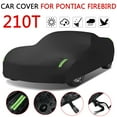 thumbnail image 1 of Outdoor Full Car Cover Fits for Pontiac&nbsp;Firebird 1967-2002 Automobiles Waterproof Dust-proof UV Resistant with Safety Reflective Tape All Weather, Black, 1 of 9