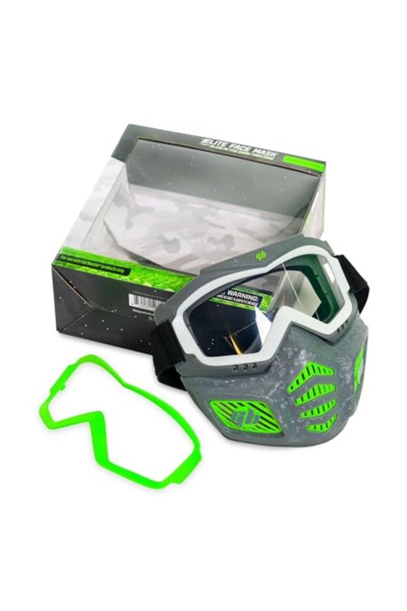 Outdoor Full Face Tactical Mask Detachable Adjustable Headband Lightweight Breathable Protective Gear for Paintball and Outdoor Activities