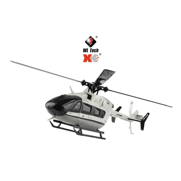 Outdoor Fun! 4-Channel RC Helicopter with 6-Axis Gyro, Aerodynamic Propellers - K160 Model for Beginner Pilots