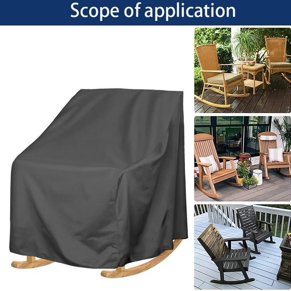 Outdoor Furniture Cover for Patio Stools, Heavy-Duty Water-Resistant Garden Stool Slipcover with Adjustable Drawstrings & Buckle Straps, Weatherproof Oxford Fabric Protector for Deck Chairs Bench