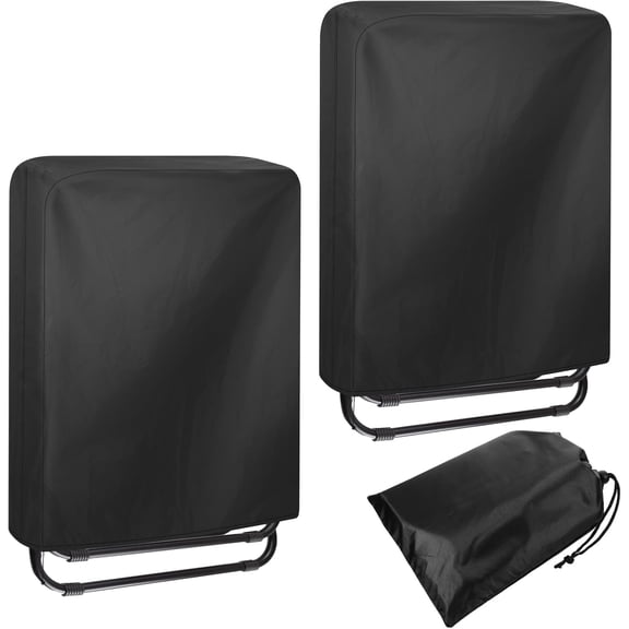 Outdoor Furniture Cover Waterproof, Zero Gravity Folding Chair Cover, Rocking Chair Covers, All Weather Anti Waterproof Dustproof Gravity Chair Covers with Storage Bag