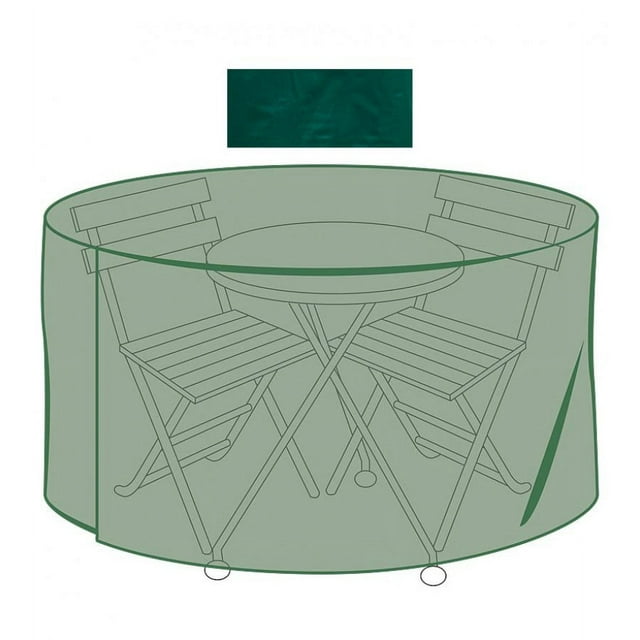 Outdoor Furniture Cover for Cafe Table & Chairs in Green