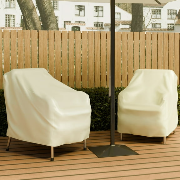 Outdoor Furniture Covers Waterproof, 2 Pack Patio Chair Covers, 420D Heavy Outdoor Lawn Chair Covers