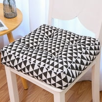 Outdoor Furniture Cushions Clearance, Patio Chair Pads Kitchen Chair Pads, 16x16 in Dining Room Chair Cushions, Sitting Pad Seat Cushion Outdoor(Black)