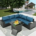 Outdoor Furniture Patio Furniture Sets Conversation Sets Sectional Sofa