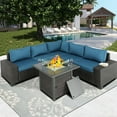 Outdoor Furniture Patio Furniture Sets Conversation Sets Sectional Sofa