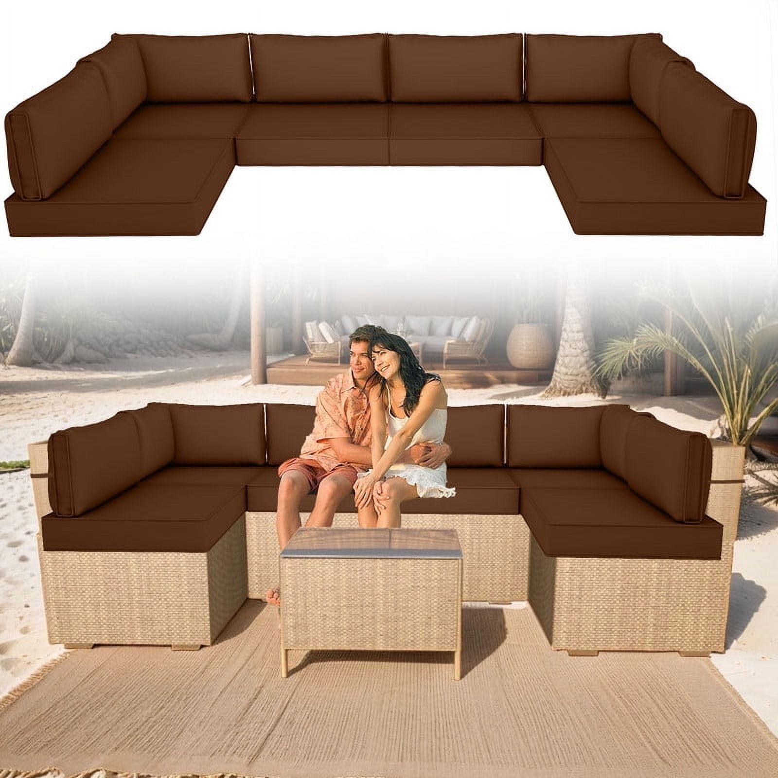 Patio furniture cushions