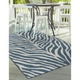 thumbnail image 1 of Outdoor Gallery Collection Area Rug Blue - 4'x6', 1 of 5