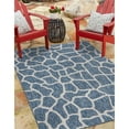 thumbnail image 1 of Outdoor Gallery Collection Area Rug Blue - 7'x10', 1 of 5