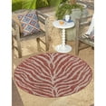 thumbnail image 1 of Outdoor Gallery Collection Area Rug Rust Red - 10' Round, 1 of 5