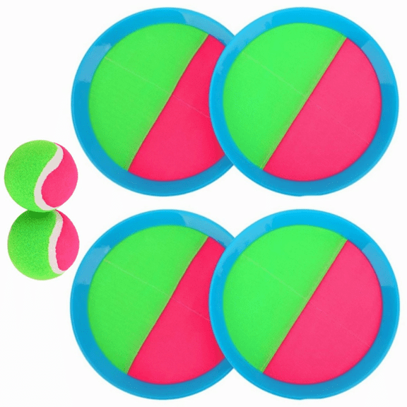 Outdoor Games for Kids - Happon Outside Toys for Kids Ages 4-8, Toss and Catch Ball Set with 4 Paddles 2 Balls, Yard Games for Kids Boys Girls Christmas Birthday Gifts New Year Gifts
