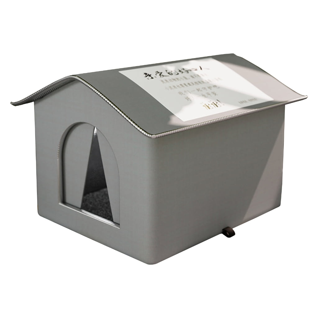 Outdoor Garden Cats Shelter Strays Cats Protective Nest from Rain and Cold Prevent
