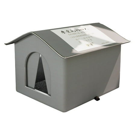 Outdoor Garden Cats Shelter Strays Cats Protective Nest from Rain and Cold Prevent