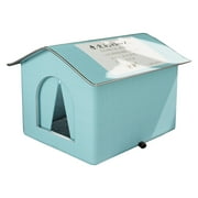 Outdoor Garden Cats Shelter Strays Cats Protective Nest from Rain and Cold Prevent