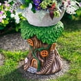 thumbnail image 1 of Northlight Fairy Tree Stump Outdoor Garden Plant Stand - 13.75", 1 of 6