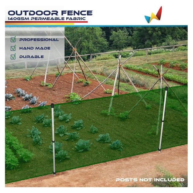 Outdoor Garden Fence Mesh Netting Roll Temporary Fencing for Backyard