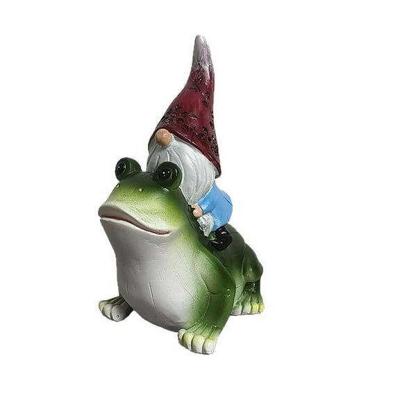 Outdoor Garden on - Charming Resin Statue, Weatherproof Lawn Decor for Yard, Backyard or Patio - Playful Sculpture for Home & Garden