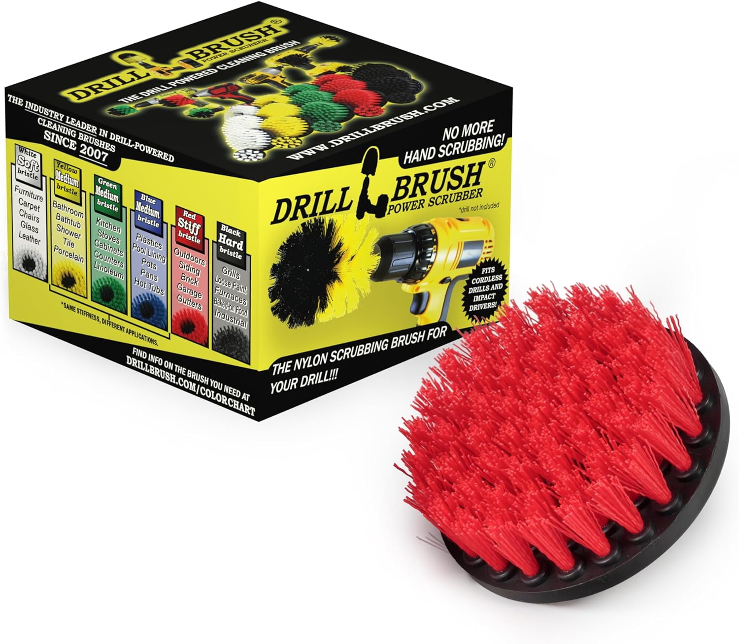 Outdoor Garden Patio Scrub Brush Clean And Remove Build Up