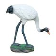 thumbnail image 1 of Outdoor Garden Statue Miniature Sculptures Crane Novelty Free Standing Bird Statues Decoy for Tabletop Lawn Home Swimming Pool Decoration 13cm, 1 of 9