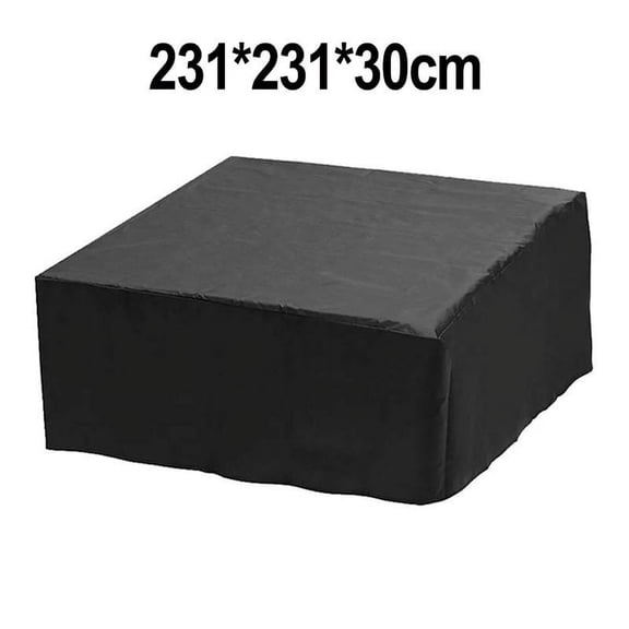 Outdoor Garden Swimming Pool Dust Cover Black Cover 218*218*30CM 231*231*30CM