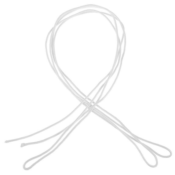 FONDOTIN White Polyester Outdoor Umbrella Cord Rope, Cuttable and Wear Resistant for Yard and Patio Use