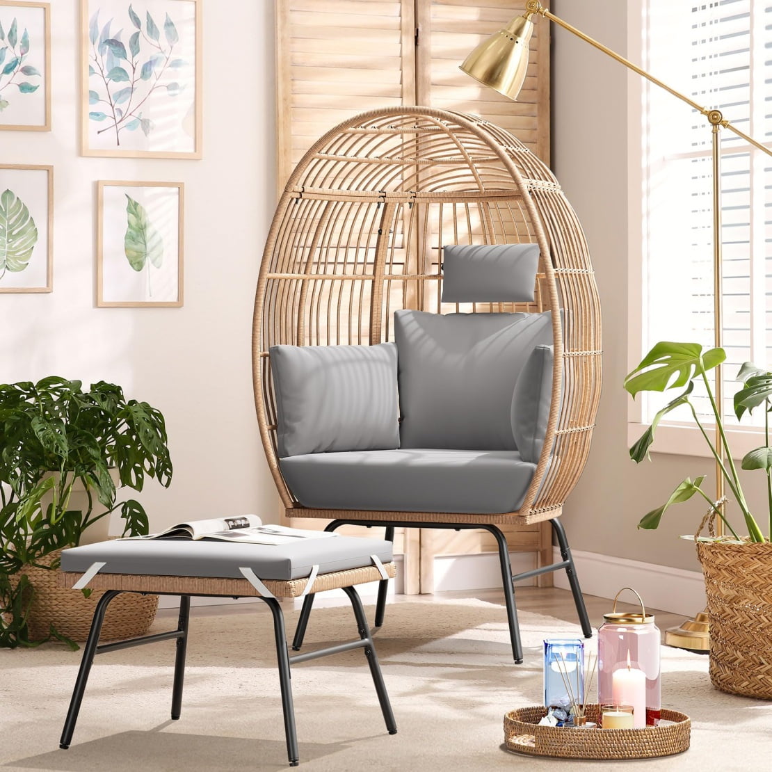 1人掛けソファ Egg chair Amazon｜ソファチェア シングルソファーエッグシェルチェア
