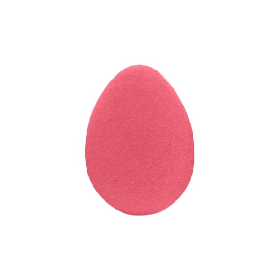 Outdoor Garden decor, Faux Easter Figurine, 6X4 in, Pink Solid Accent, Lawn Spring Display, 1 Pc