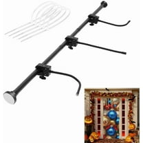 Outdoor Garland Hangers Front Door Garland Hanger Adjustable, Adjustable 30”- 67“ Heavy-Duty Garland Holder for Door Frame Christmas & Halloween Decorations for Wreaths, Lights & More No Screws(M)