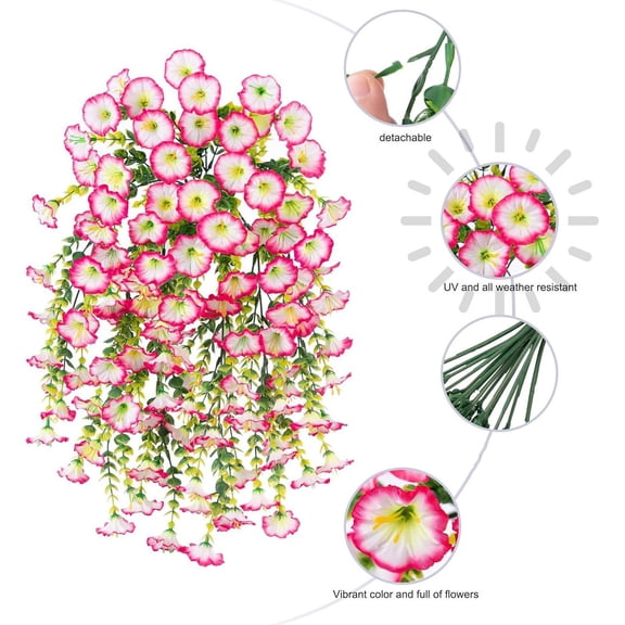 Outdoor Garland with Lights, Simulated Rose Artificial Flower Conditioning Duct Blocking Living Room Ceiling Decoration Plastic Wrapping Plants Fake Flowers Vines Artificial Flowers