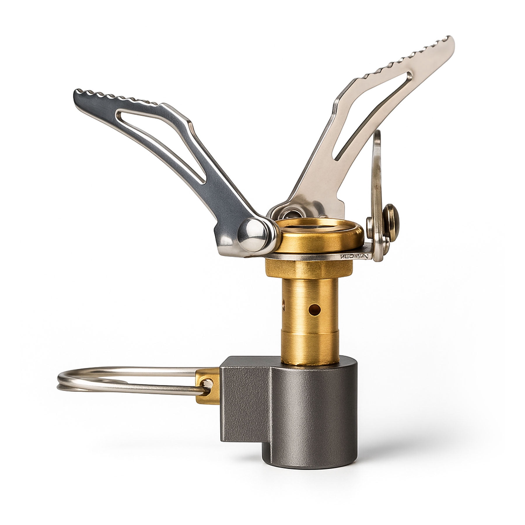 Outdoor Gas Stove Camping Burner Portable Mini Folding Stove Gas Heater Survival Furnace Foldable Furance Head for Picnic Cooker 49g Maximum firepower of BRS-3000T Stove