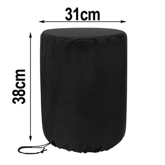 Outdoor Gas Tank Cover 210D Oxford Cloth Dustproof Cover Black 31*38cm 31*45cm