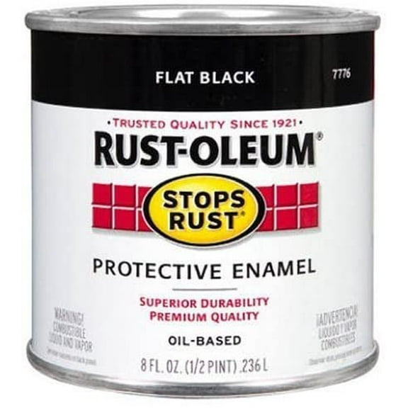 Outdoor Gear & Hardware Rust-Oleum Black Interior and Exterior Stain, 8 fl oz