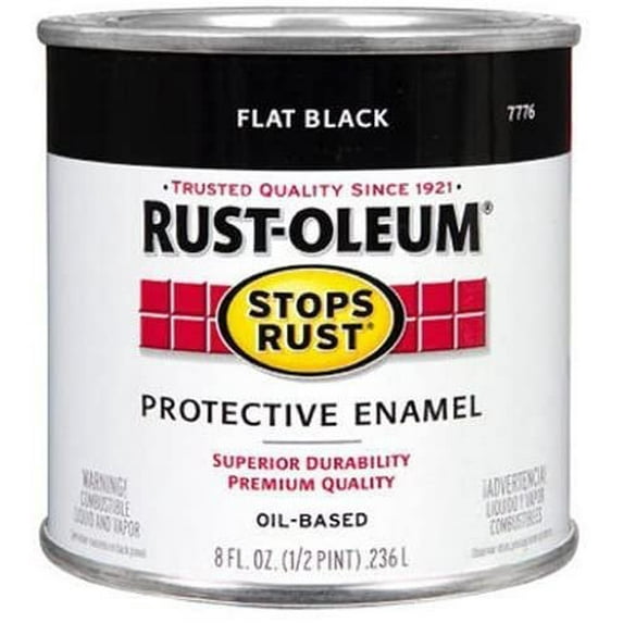 Outdoor Gear & Hardware Rust-Oleum Black Interior and Exterior Stain, 8 fl oz