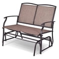 thumbnail image 1 of Outdoor Glider Loveseat Chair for Backyard Garden Rocking Seating Patio with Powder Coated Steel Frame, 1 of 6