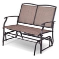 thumbnail image 1 of Outdoor Glider Loveseat Chair for Backyard Garden Rocking Seating Patio with Powder Coated Steel Frame, 1 of 6