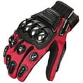 thumbnail image 1 of Outdoor Glove Steel Knuckle Motorcycle Motorbike Powersports Racing Textile Safety Gloves, 1 of 6