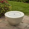 thumbnail image 1 of Outdoor Great Room 12-R-GGC Round Grey Glass Cover for Crystal Fire 12 in. Round Burner, 1 of 2