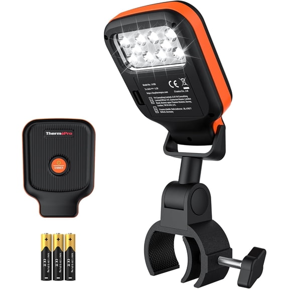 Outdoor Grill Light for BBQ with 10 LEDs, 3 Brightness & Energy-Saving Button, 360 Adjustable Grill Lights for Outdoor Grill, Grill Gifts for Him Her Parents Husba, Batteries Included