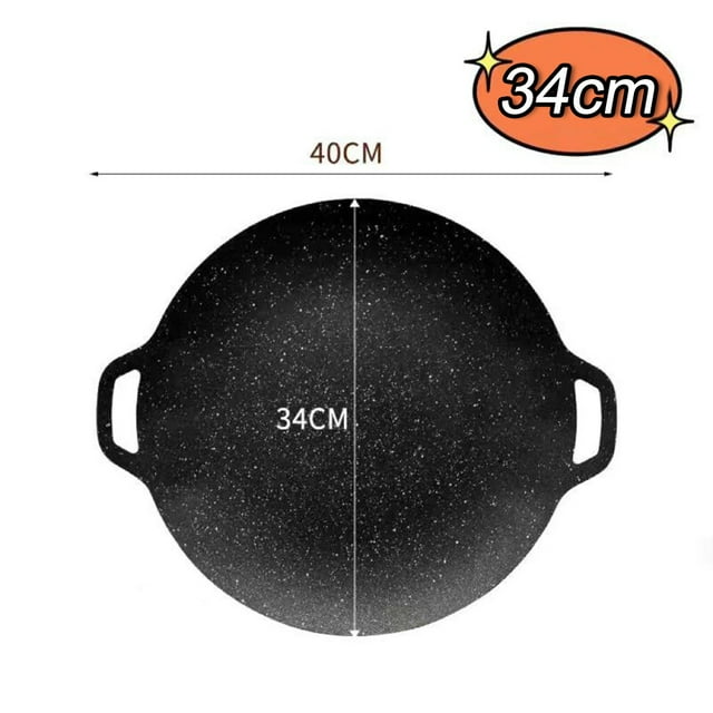 Outdoor Grill Pan Korean Roastig Frying Pan Nonstick Barbecue Plate