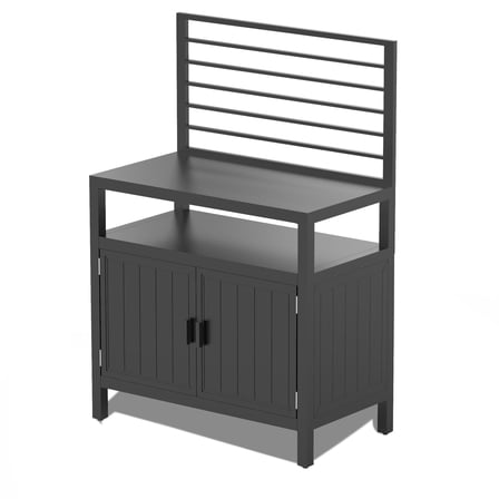 Outdoor Grill Storage Cabinet with Wall Hanging/Modular Design for Custom Patio Setup