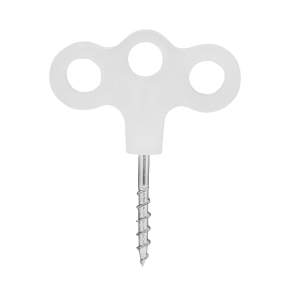 Outdoor Ground Nails for Camping and Hiking - Glow-in-the-Dark Tent Nails with Windproof Rope Fixing Buckle and Stainless Steel Threaded 3-Hole Ground 5PCS