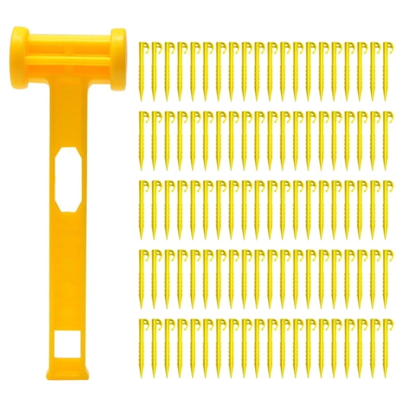 Outdoor Ground Stake Camping Anchors Peg Plastic Tent Stake Canopies Stake