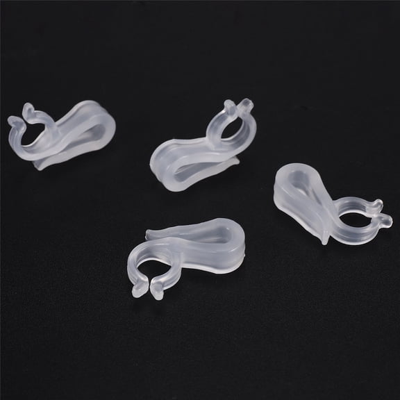 Outdoor Gutter Christmas Light Hanging Clips, Weatherproof String Light Fasteners for Exterior Holiday Decor