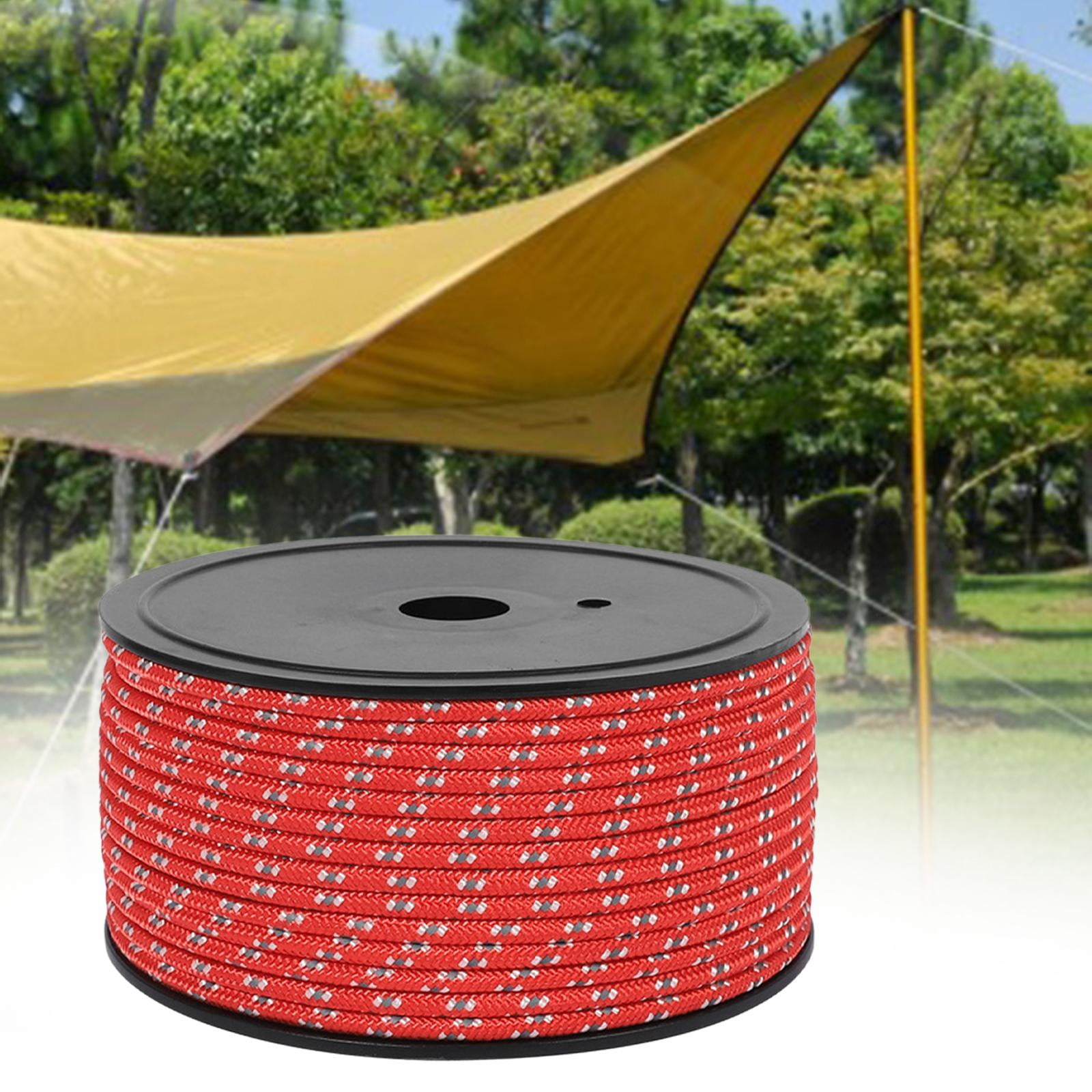 Outdoor Guy Lines 50M Camping Tent Rope Multifunction Tent Guy Ropes