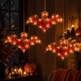 thumbnail image 1 of Outdoor Halloween Decorations Halloween Porch Decor, LED Light-Up Hanging Bat with Oversized Realistic Shape Gentle Glow for Porch, Door, Yard, Halloween Night Light, 1 of 9